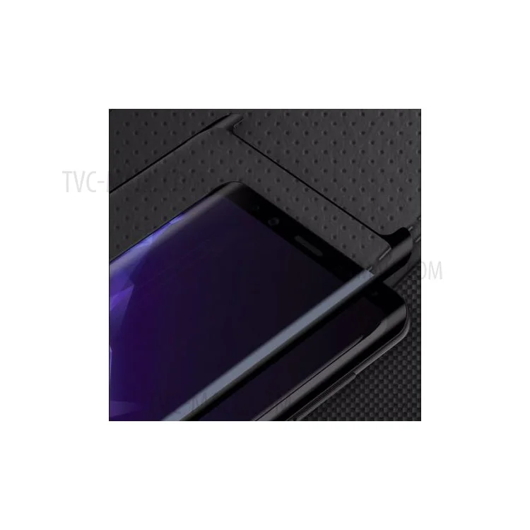 BENOVO Anti-explosion Full Coverage 9H Tempered Glass Screen Protector for Samsung Galaxy S9+ SM-G965 - Black