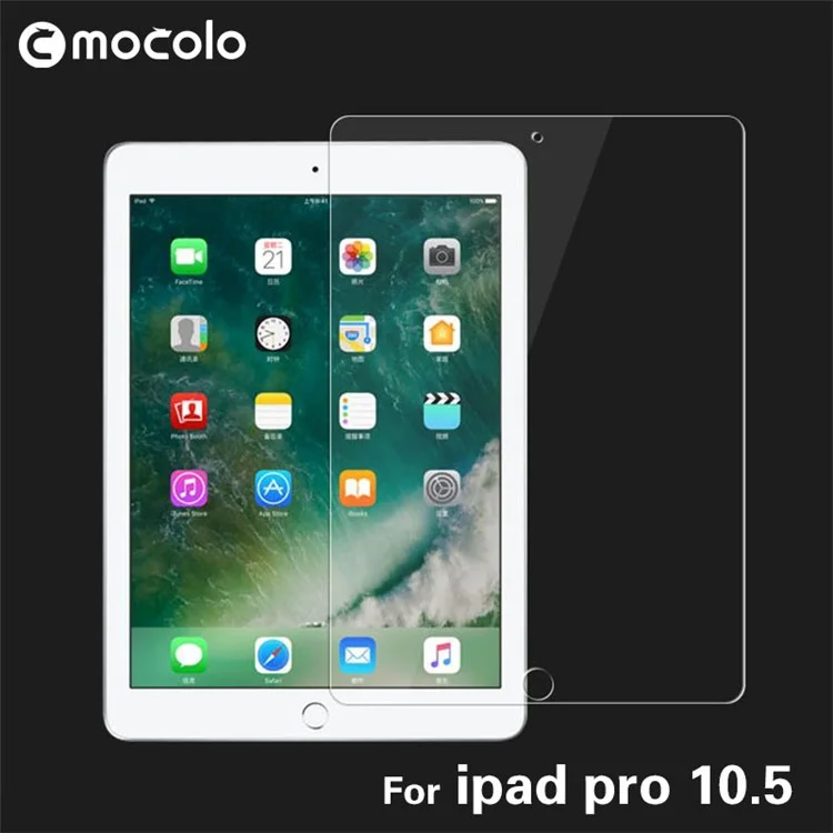 MOCOLO for iPad Pro 10.5-inch (2017) Clear Full Size Tempered Glass Screen Protector Film