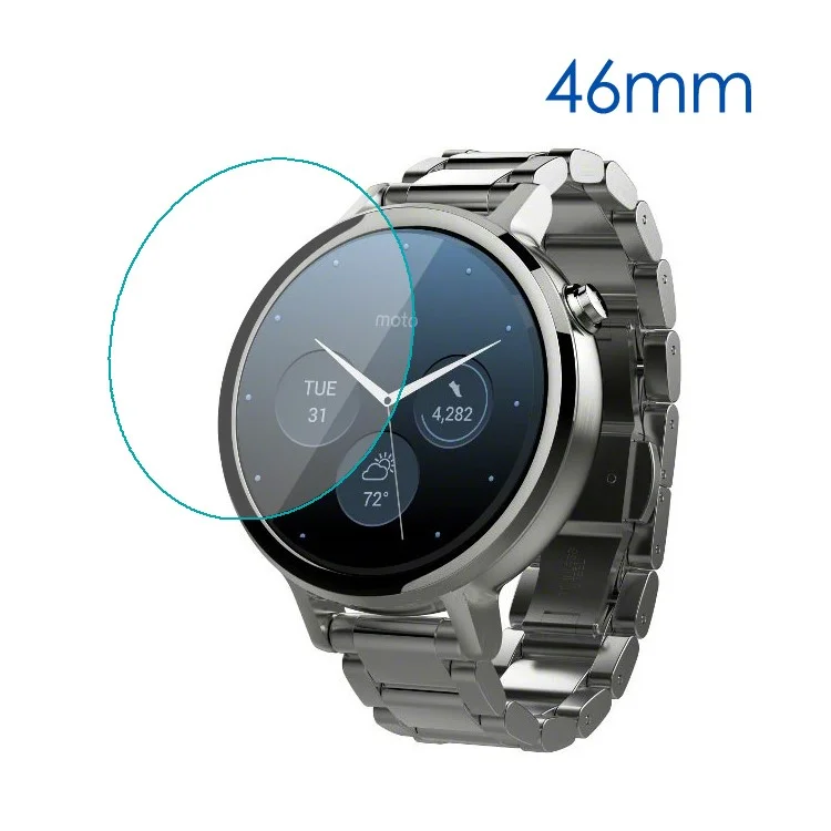 Tempered Glass Screen Protector for Motorola Moto 360 46mm (2nd gen)