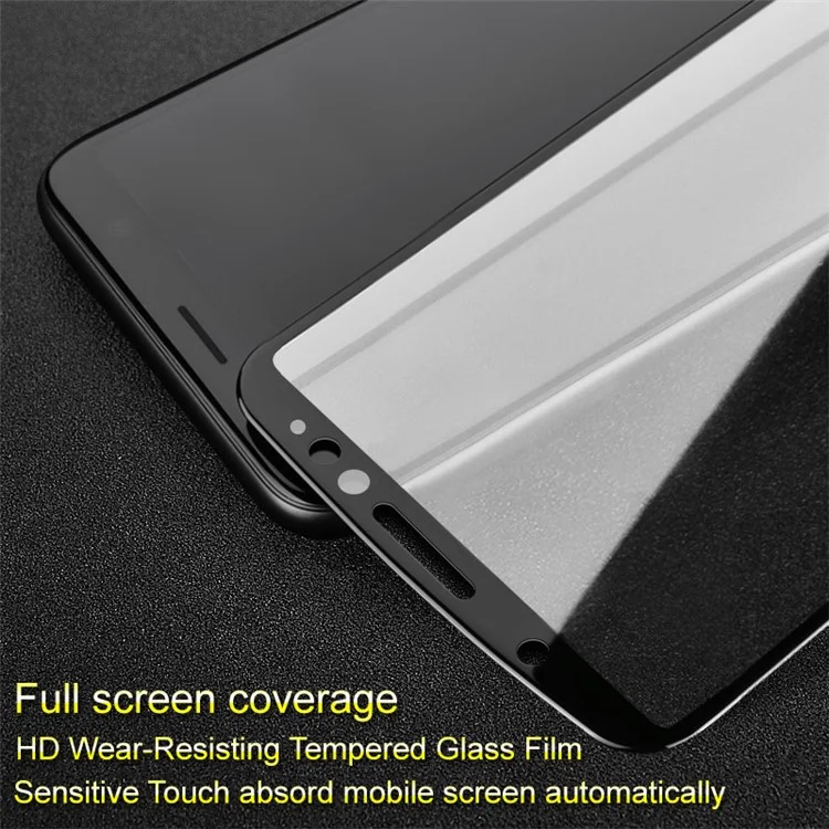 IMAK Pro+ Full Coverage Anti-explosion Tempered Glass Screen Protector for 	Motorola Moto G6 Plus