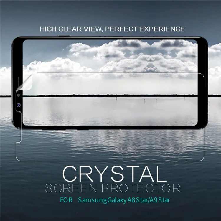 NILLKIN for Samsung Galaxy A8 Star / A9 Star (China) HD Clear Anti-fingerprint LCD Screen Protector Film
