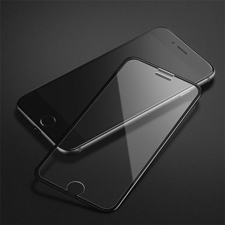HOCO 3D Curved Full Coverage HD Soft PET Edge Tempered Glass Screen Protector (Narrow Edge) for iPhone 8 Plus - Black