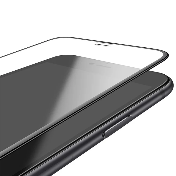 HOCO 3D Curved Full Coverage HD Soft PET Edge Tempered Glass Screen Protector (Narrow Edge) for iPhone 8 Plus - Black