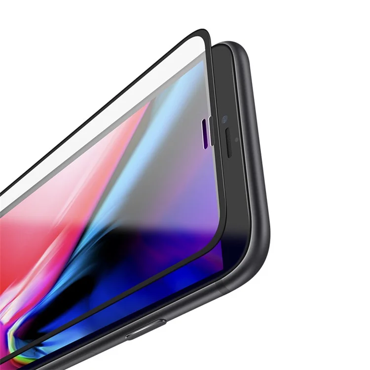 HOCO 3D Curved Full Coverage HD Soft PET Edge Tempered Glass Screen Protector (Narrow Edge) for iPhone 8 Plus - Black
