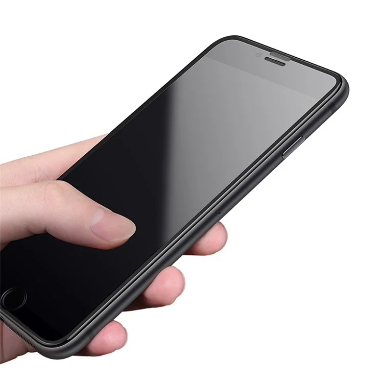 HOCO 3D Curved Full Coverage HD Soft PET Edge Tempered Glass Screen Protector (Narrow Edge) for iPhone 8 Plus - Black