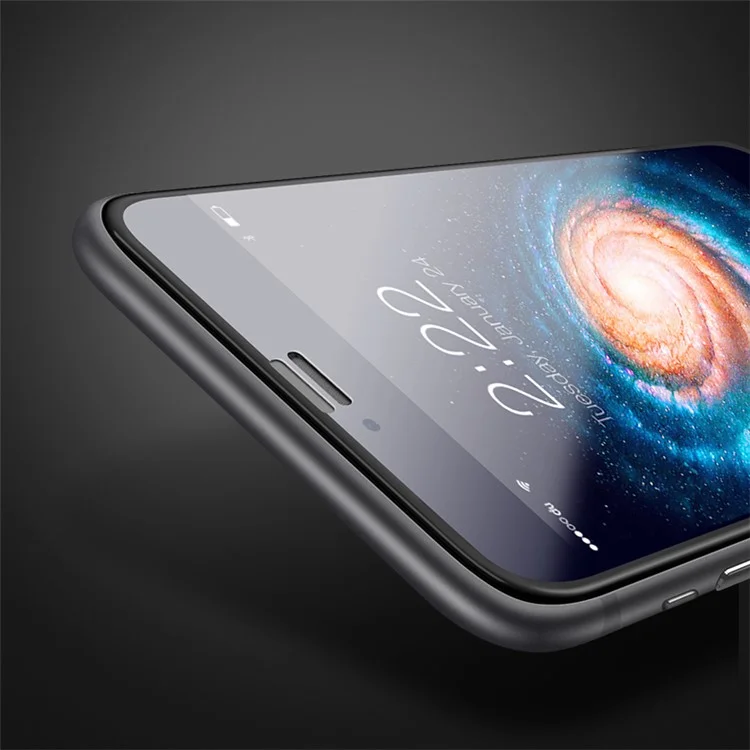 HOCO 3D Curved Full Coverage HD Soft PET Edge Tempered Glass Screen Protector (Narrow Edge) for iPhone 8 Plus - Black