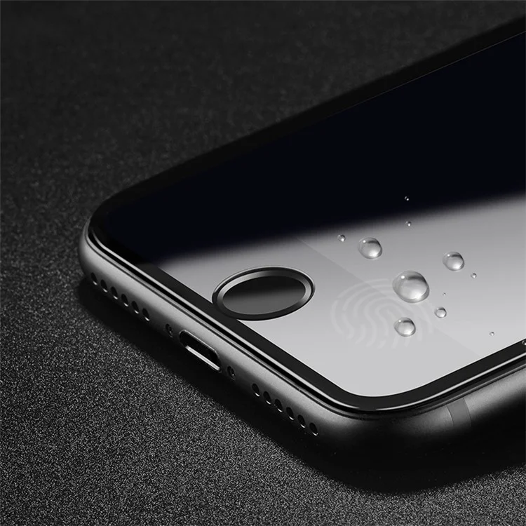 HOCO 3D Curved Full Coverage HD Soft PET Edge Tempered Glass Screen Protector (Narrow Edge) for iPhone 8 Plus - Black