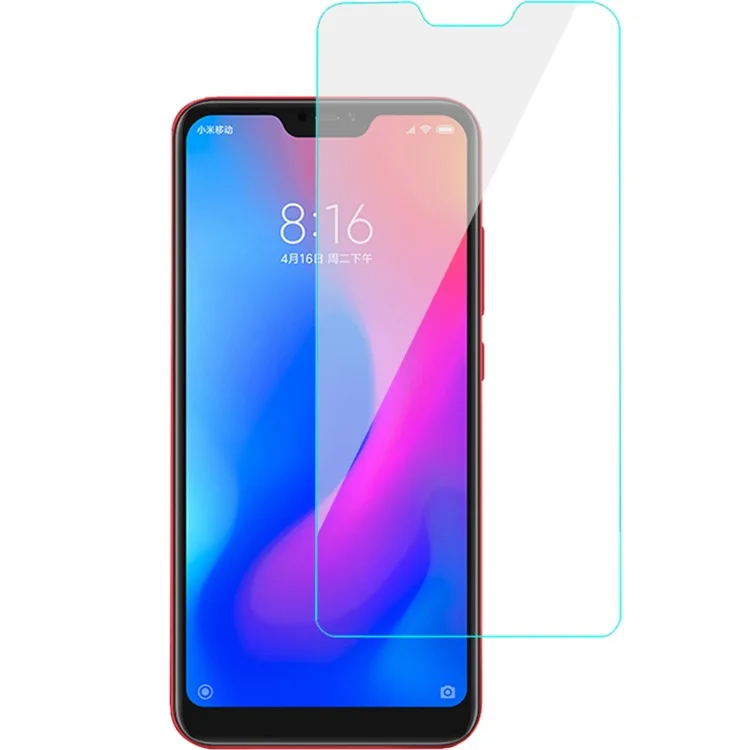 Film de protection d'écran en verre trempé de 0,3 mm avec bords incurvés pour Xiaomi Mi A2 Lite / Redmi 6 Pro