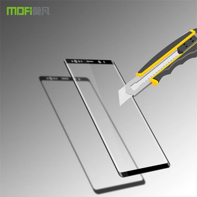 MOFI 3D Curved Complete Covering Tempered Glass Screen Guard Film for Samsung Galaxy Note 9 - Black