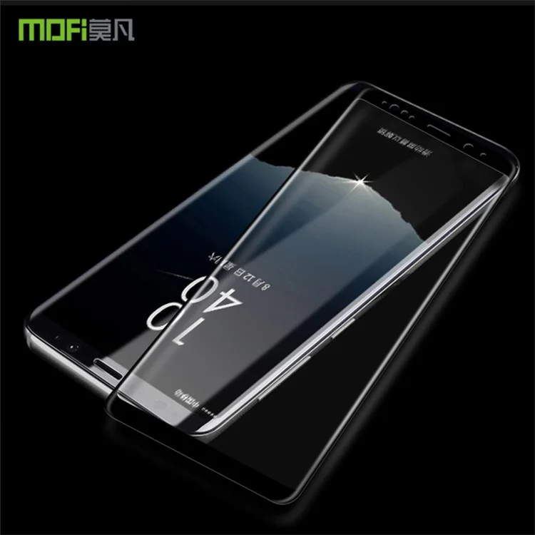 MOFI 3D Curved Complete Covering Tempered Glass Screen Guard Film for Samsung Galaxy Note 9 - Black