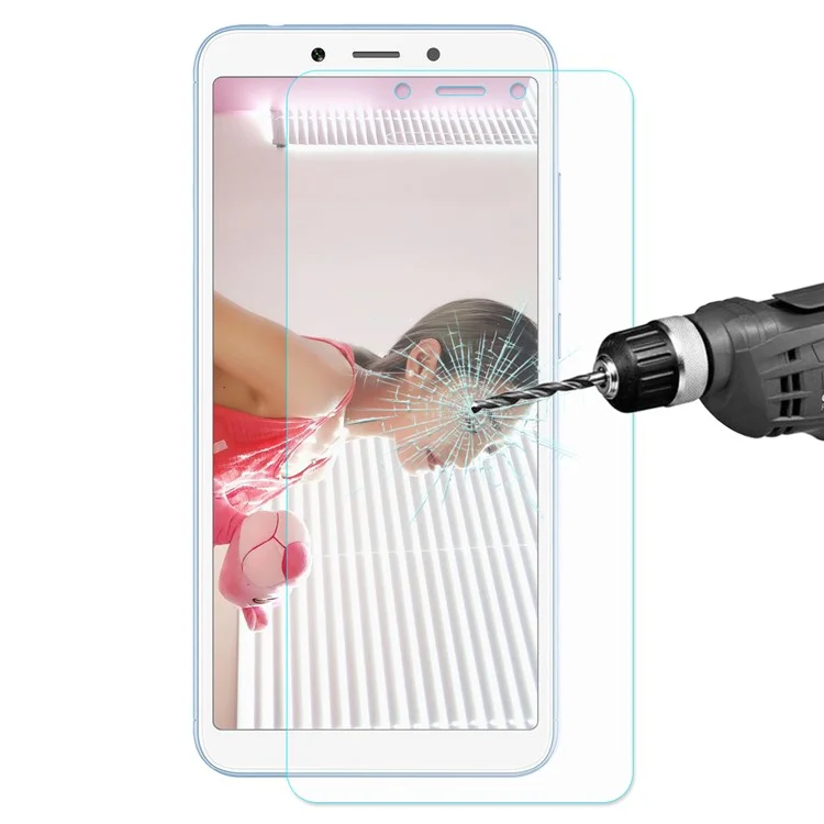 ENKAY 0.26mm 9H Tempered Glass Screen Protector Film 2.5D Arc Edge for Xiaomi Redmi 6/Redmi 6A