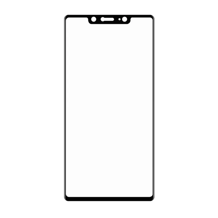 HAT PRINCE 0.2mm 3D Curved Carbon Fiber Tempered Glass Full Size Screen Protector for Xiaomi Mi 8 SE (5.88-inch) - Black