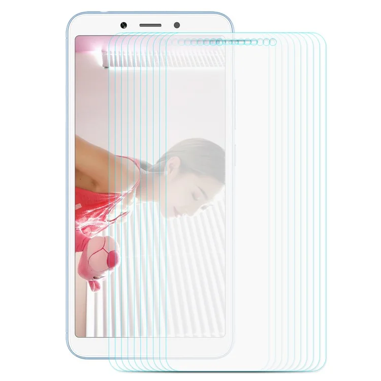 10Pcs/Set ENKAY 0.26mm 9H Tempered Glass Screen Protector Film for Xiaomi Redmi 6 / 6A (2.5D Arc Edge)