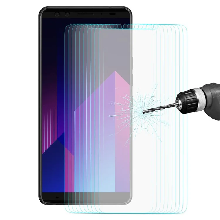 10PCS/Set HAT PRINCE 0.26mm 9H 2.5D Arc Edges Tempered Glass Screen Protectors for for HTC U12+