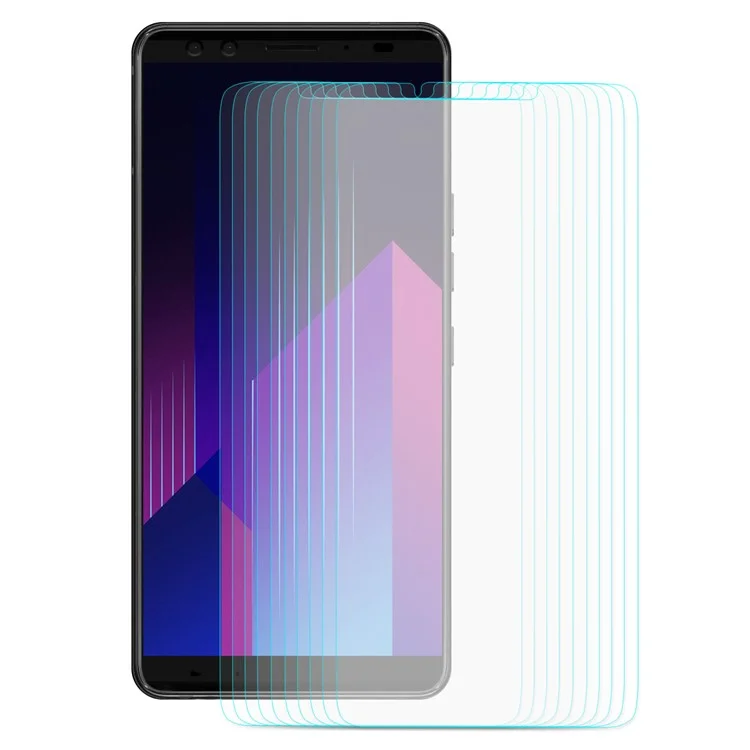 10PCS/Set HAT PRINCE 0.26mm 9H 2.5D Arc Edges Tempered Glass Screen Protectors for for HTC U12+