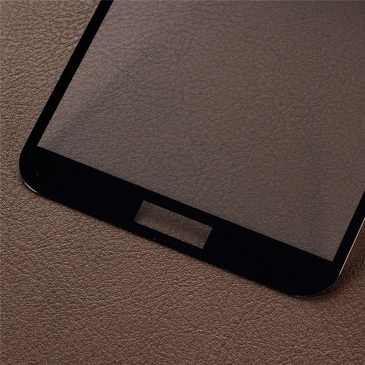 RURIHAI 0.26mm 3D Electroplated Edge Vacuum Coating Tempered Glass Full Size Screen Protector for Huawei Honor 7C/Enjoy 8/Y7 Prime (2018) - Black