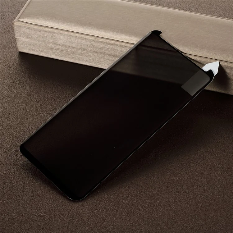 RURIHAI 0.3mm Anti-peep Full Glue Full Screen Tempered Glass Guard Film for Samsung Galaxy S8 Plus SM-G955 (Opening on Top)