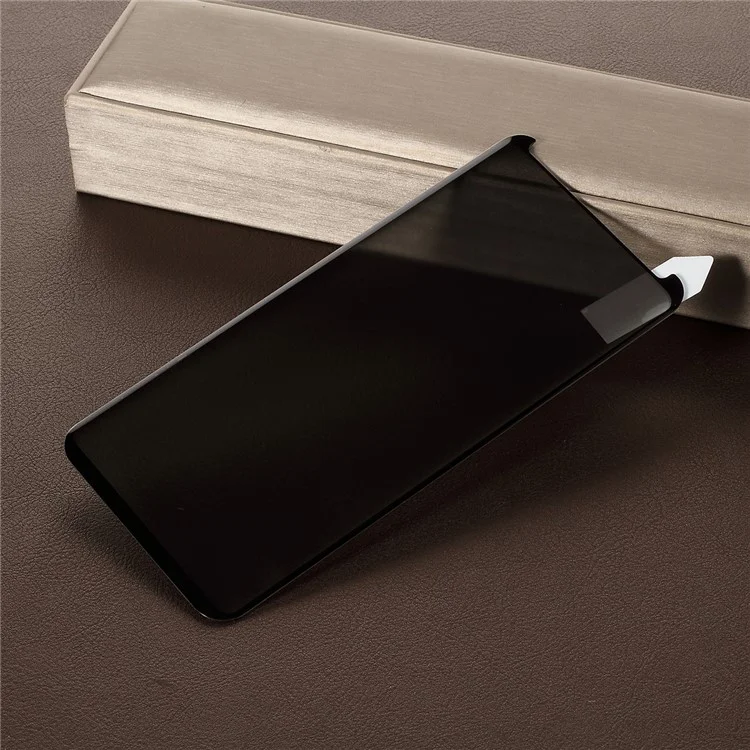 RURIHAI 0.3mm Anti-peep Full Glue Full Screen Tempered Glass Film for Samsung Galaxy S9+ SM-G965 (Opening on Top)
