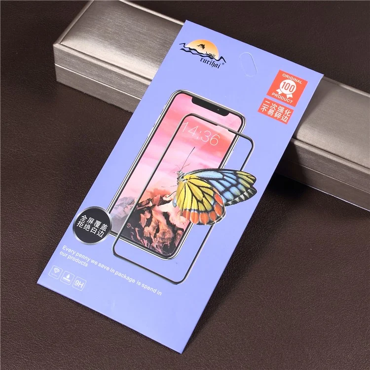 RURIHAI Solid Defense Tempered Glass Screen Protector for Xiaomi Redmi Note 5 (12MP Rear Camera) / Redmi 5 Plus (China) - Black