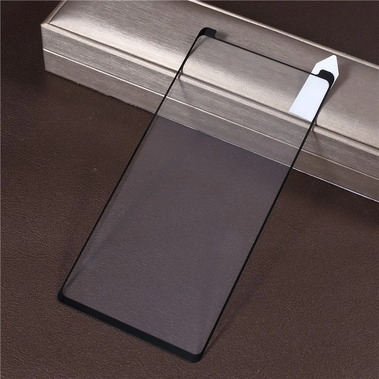 RURIHAI 0.2mm 4D Curved Full Tempered Glass Screen Protector for Samsung Galaxy Note 9 - Black