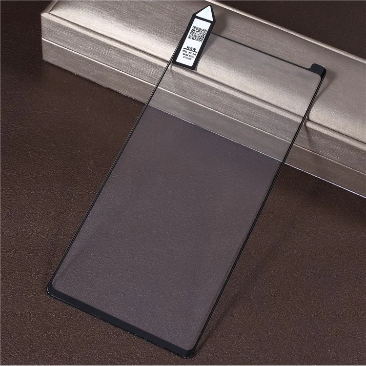 RURIHAI 0.2mm 4D Curved Full Tempered Glass Screen Protector for Samsung Galaxy Note 9 - Black