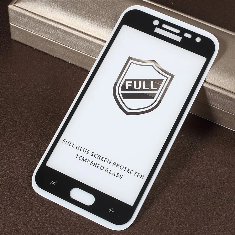 RURIHAI 0.26mm 2.5D Curved Tempered Glass Full Size Screen Protector for Samsung Galaxy J2 Pro 2018 - Black