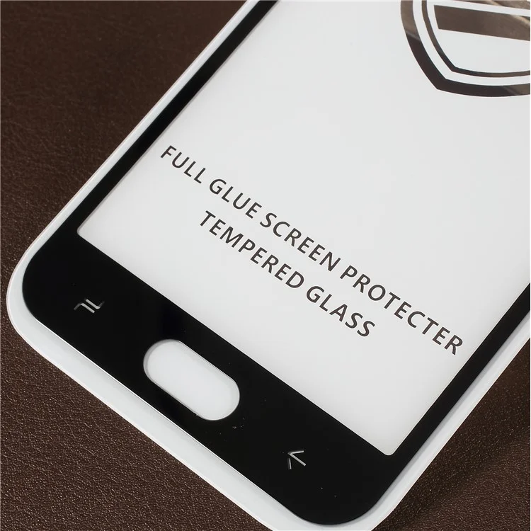 RURIHAI 0.26mm 2.5D Curved Tempered Glass Full Size Screen Protector for Samsung Galaxy J2 Pro 2018 - Black