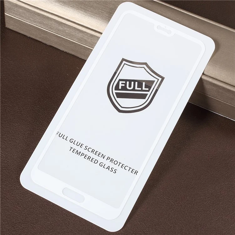 RURIHAI for Huawei P20 Pro 0.26mm 2.5D Curved Tempered Glass Full Size Screen Protection Film - White