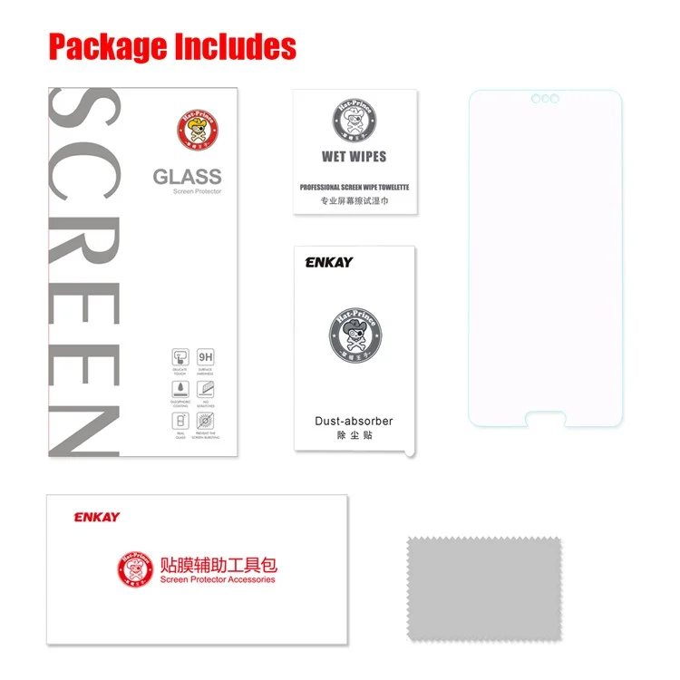 HAT PRINCE 0.26mm 2.5D Anti-blue-ray Tempered Glass Screen Protector Film for Huawei P20