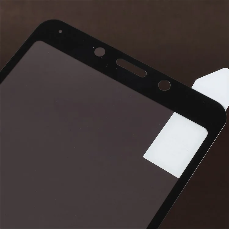 RURIHAI Solid Defense Tempered Glass Full Screen Covering Protector Film for Xiaomi Redmi 6A / Redmi 6 - Black