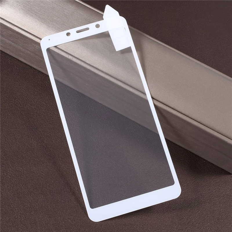 RURIHAI Solid Defense Tempered Glass Full Size Screen Protector Guard Film for Xiaomi Redmi 6A / Redmi 6 - White