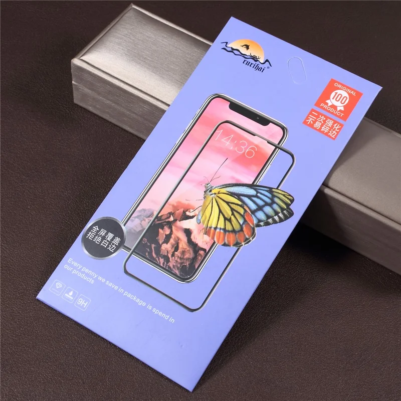 RURIHAI Solid Defense Tempered Glass Full Size Screen Protector Guard Film for Xiaomi Redmi 6A / Redmi 6 - White