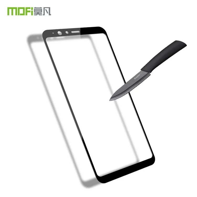 MOFI 9H Full Size Tempered Glass Screen Protector for Samsung Galaxy A8 Star / A9 Star (China) - Black