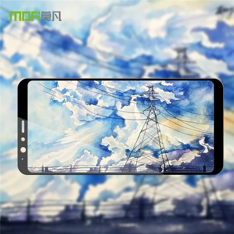 MOFI 9H Full Size Tempered Glass Screen Protector for Samsung Galaxy A8 Star / A9 Star (China) - Black