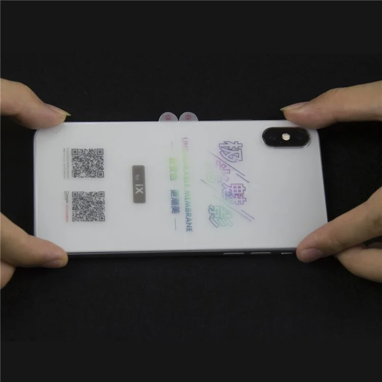 Multi-color Anti-explosion Soft TPU Back Protector Film for iPhone X