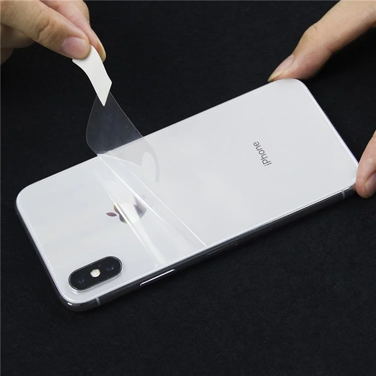 Multi-color Anti-explosion Soft TPU Back Protector Film for iPhone X