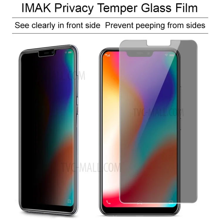 IMAK Anti-peep 9H Tempered Glass Screen Guard Film for vivo Y83