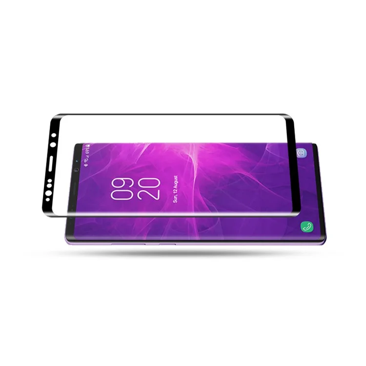 MOCOLO 3D Curved Full Size High-definition Tempered Glass Screen Protector for Samsung Galaxy Note 9