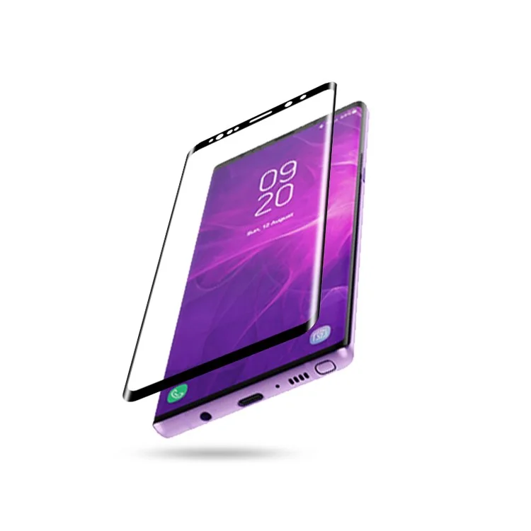MOCOLO 3D Curved Full Size High-definition Tempered Glass Screen Protector for Samsung Galaxy Note 9