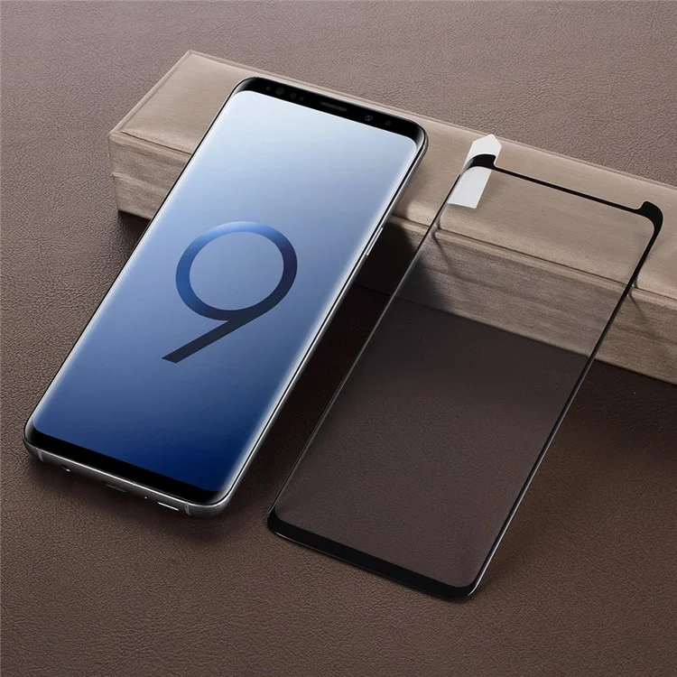 Full Glue Tempered Glass Full Screen Coverage Protector (Opening on Top) for Samsung Galaxy S9+ SM-G965