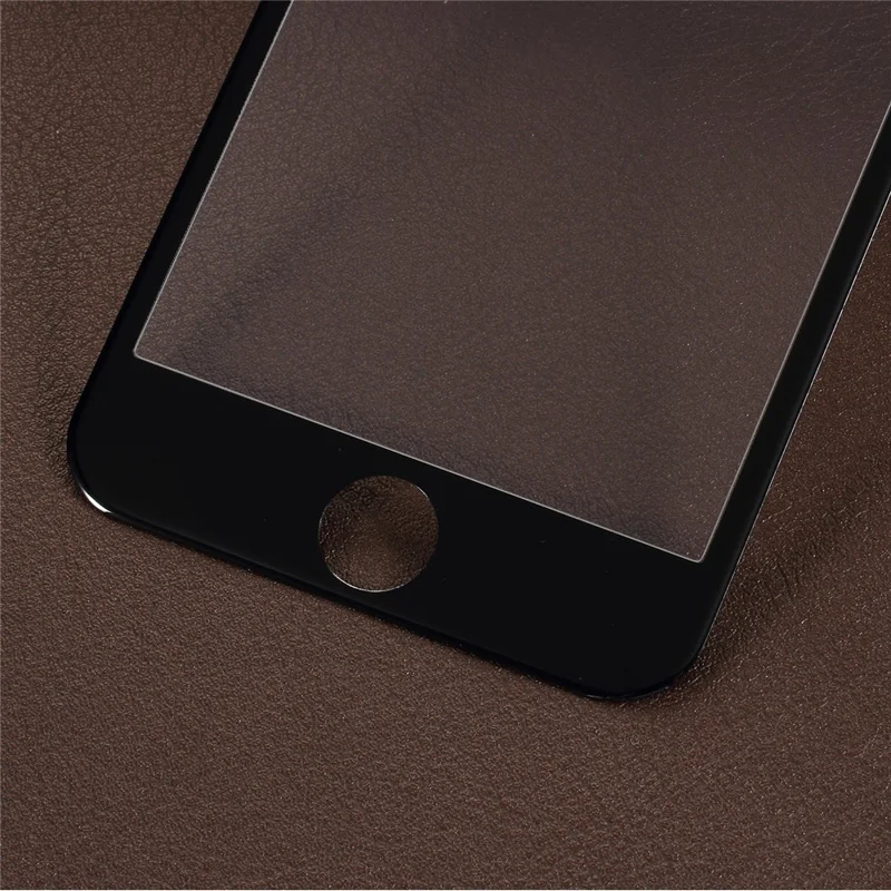 RURIHAI 3D Carbon Fiber HD Clear Crack-resistant Edges Full Size Tempered Glass Protector for iPhone 8 / 7 - Black