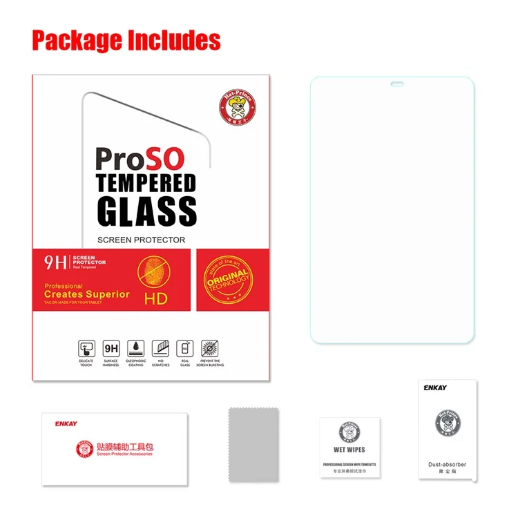 HAT PRINCE 0.33mm 9H 2.5D Tablet LCD Tempered Glass Screen Protector for Samsung Galaxy Tab A 10.5 (2018) T590 T595