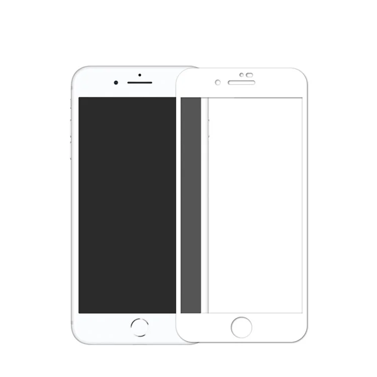 MOFI 2.5D 9H Pellicola protettiva in vetro temperato per schermo iPhone 8 / 7 - Bianco 