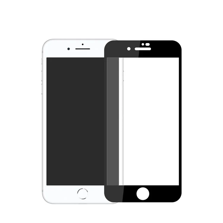 Protector De Pantalla De Cristal Templado De Tamaño Completo De MOFI 2.5D 9H Para IPhone 8 Plus / 7 Más - Negro