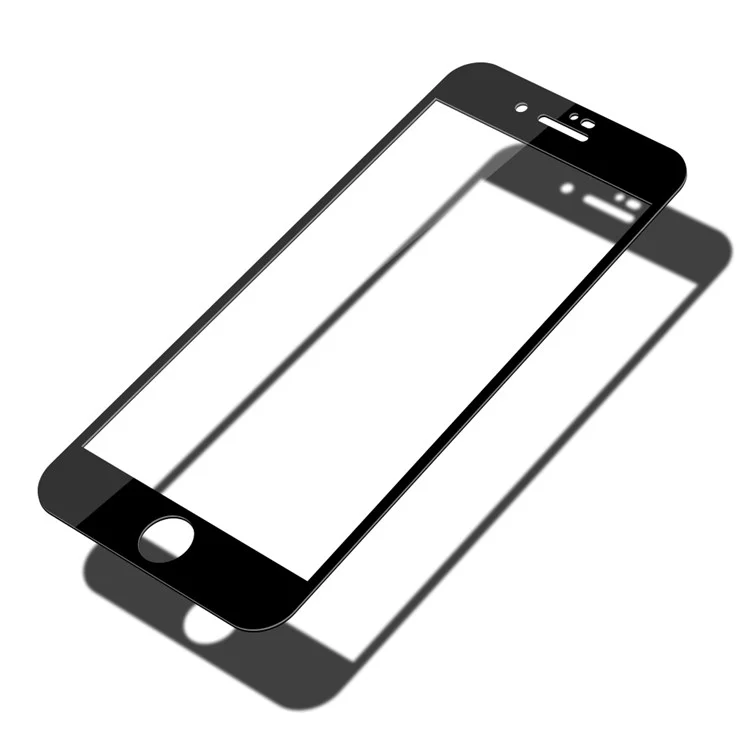 Protetor De Tela De Vidro Temperado MOFI 2.5D 9H Tamanho Completo Para IPhone 8 Plus / 7 Plus. - Preto