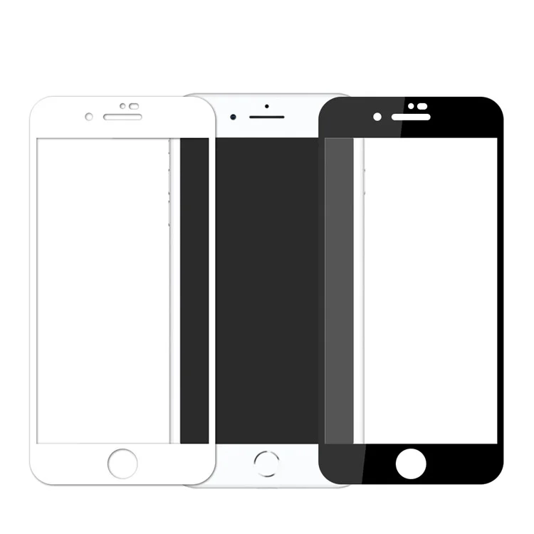 Protector De Pantalla De Cristal Templado De Tamaño Completo De MOFI 2.5D 9H Para IPhone 8 Plus / 7 Más - Negro