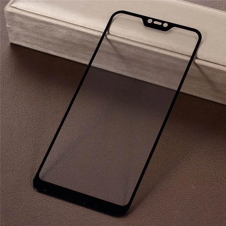 RURIHAI 0,26mm 2,5D Curved Tempered Glass Full Size Screen Protector para Xiaomi Mi A2 Lite / Redmi 6 Pro - Preto
