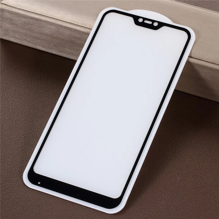 RURIHAI 0,26mm 2,5D Curved Tempered Glass Full Size Screen Protector para Xiaomi Mi A2 Lite / Redmi 6 Pro - Preto