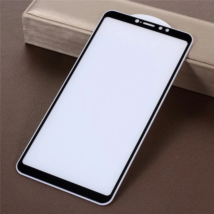 RURIHAI 0.26mm 2.5D Curved Tempered Glass Full Size Screen Protector for Xiaomi Mi Max 3 - Black