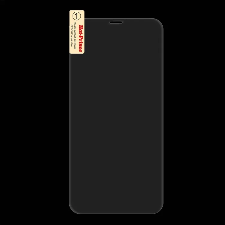 HAT PRINCE para iPhone (2019) 6.1" / XR 6.1 pulgadas 0.26 mm 9H 2.5D Protector de pantalla de vidrio templado de borde curvado